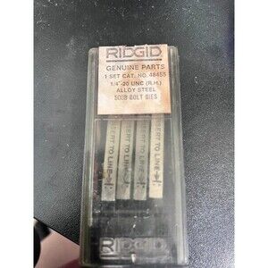RIDGID 1/4" - 20" UNC (R.H) Alloy Steel Universal Bolt Dies 48455